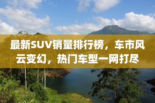 最新SUV銷量排行榜，車市風(fēng)云變幻，熱門車型一網(wǎng)打盡