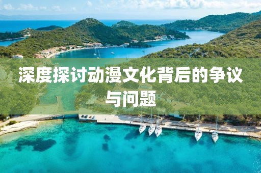 深度探討動漫文化背后的爭議與問題