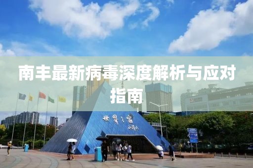 南豐最新病毒深度解析與應對指南