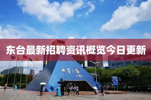 東臺最新招聘資訊概覽今日更新