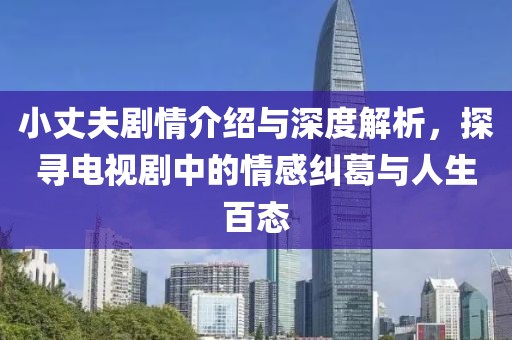 小丈夫劇情介紹與深度解析，探尋電視劇中的情感糾葛與人生百態(tài)