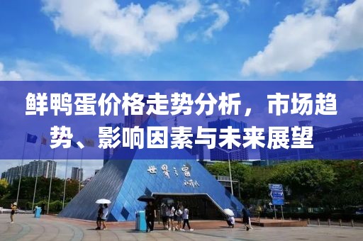 鮮鴨蛋價格走勢分析，市場趨勢、影響因素與未來展望